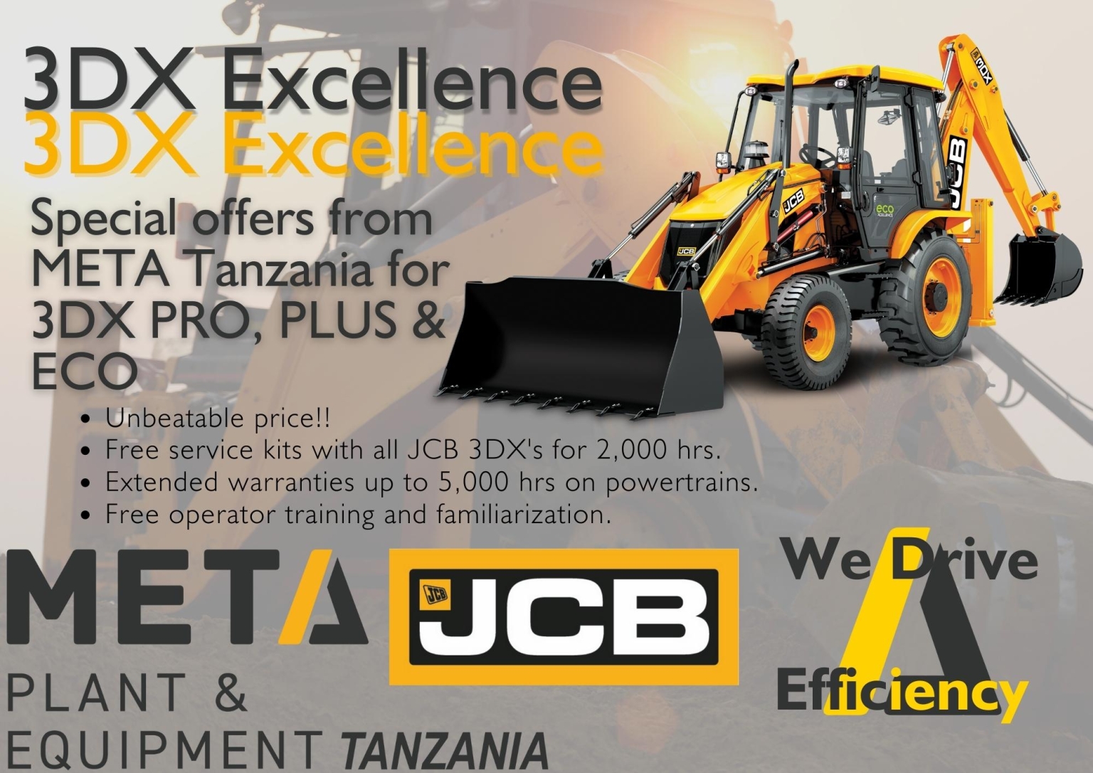 Crawler Excavators META Plant & Equipment Tanzania Ltd